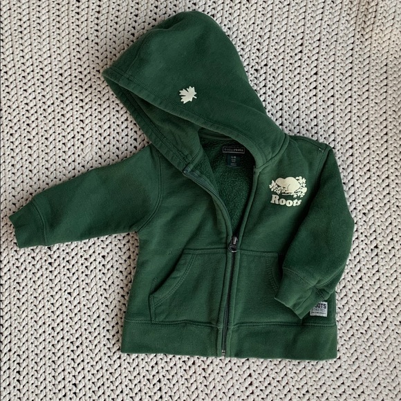 Roots Other - Roots Baby Green Hoodie 12-18m